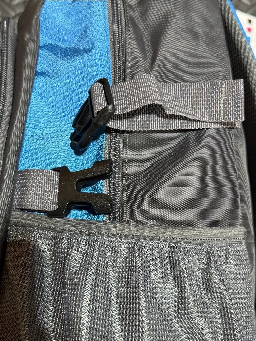 Dejuno Crestone Laptop Backpack Blue Gray Checkpoint Friendly DJB-601 19
